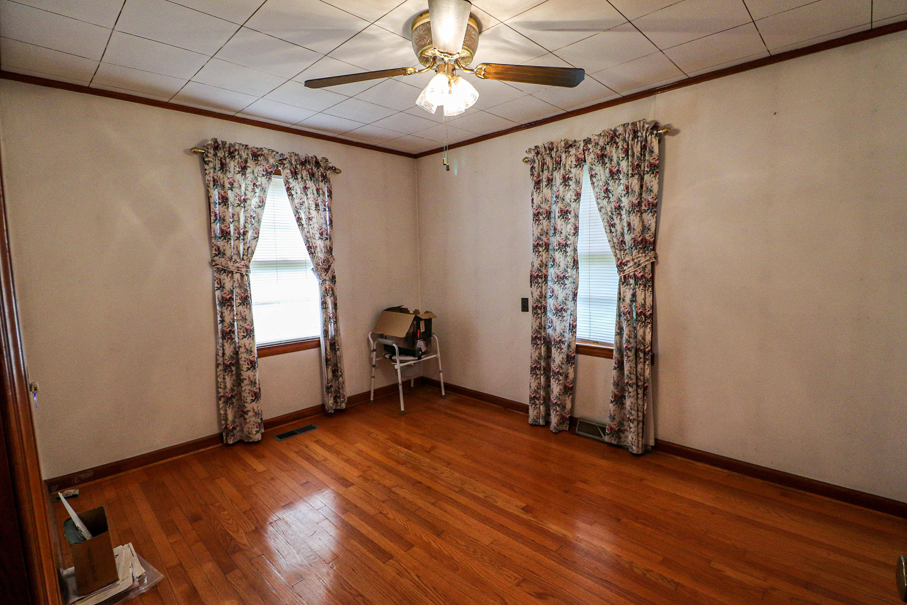 1040 Eanes Road Northeast Check, VA 24072 - Photo 17 of 17 wooden floor in an empty room with a window