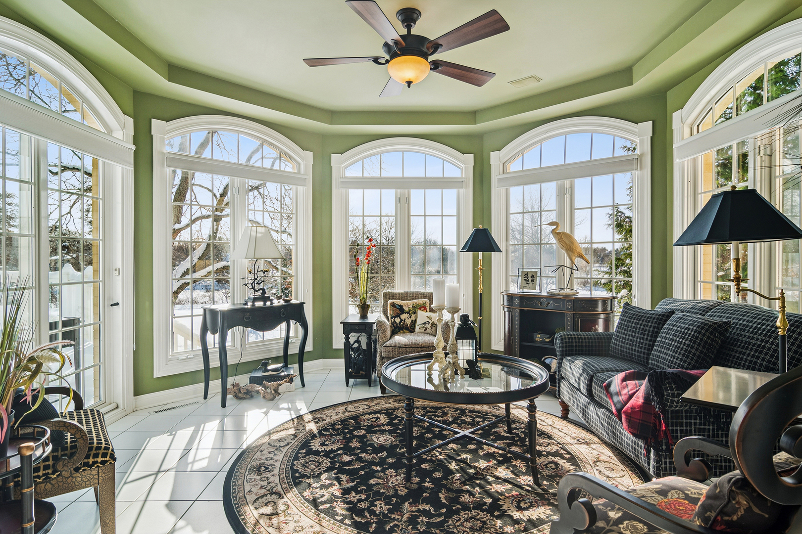 1520 MacAlpin Circle Inverness, IL 60010 - Photo 16 of 58 a living room with furniture fireplace and a large window