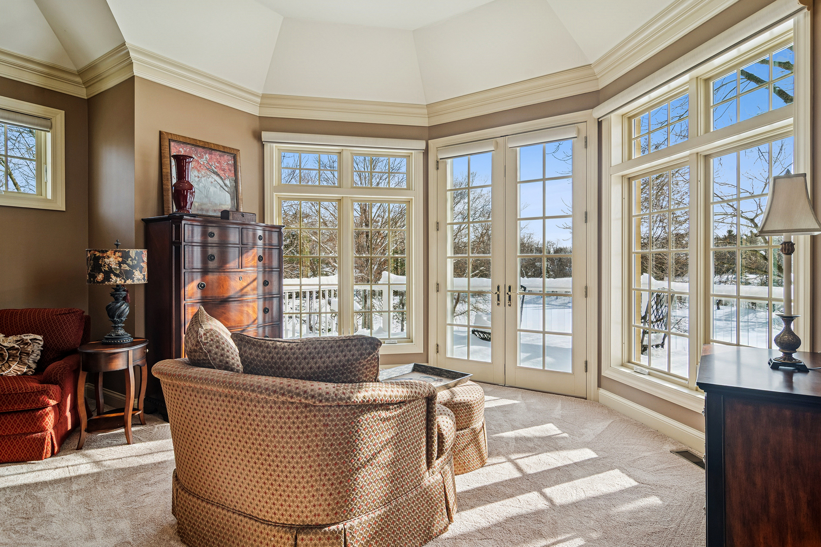 1520 MacAlpin Circle Inverness, IL 60010 - Photo 20 of 58 a living room with furniture and a floor to ceiling window