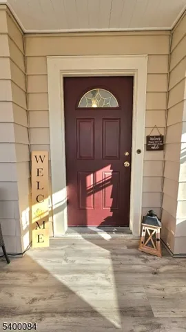 a view of a entryway door
