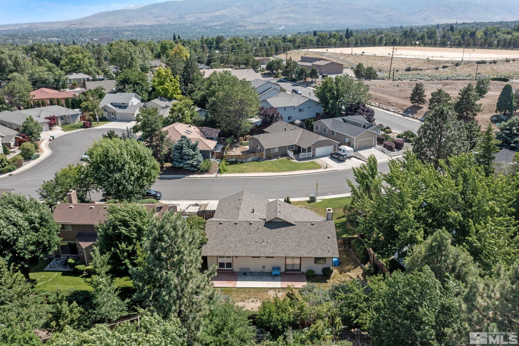 571 Citadel Road Reno, NV 89503 - Photo 8 of 38 an aerial view of a house with a yard