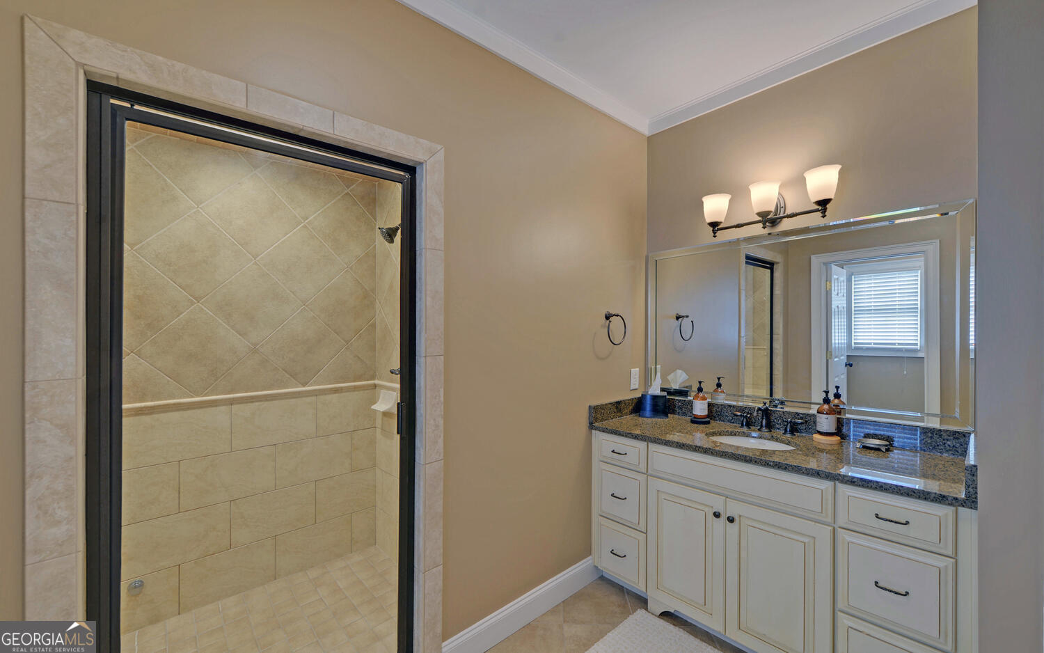 29 Cottage Lane Toccoa, GA 30577 - Photo 24 of 49 a bathroom with a double vanity sink and a mirror