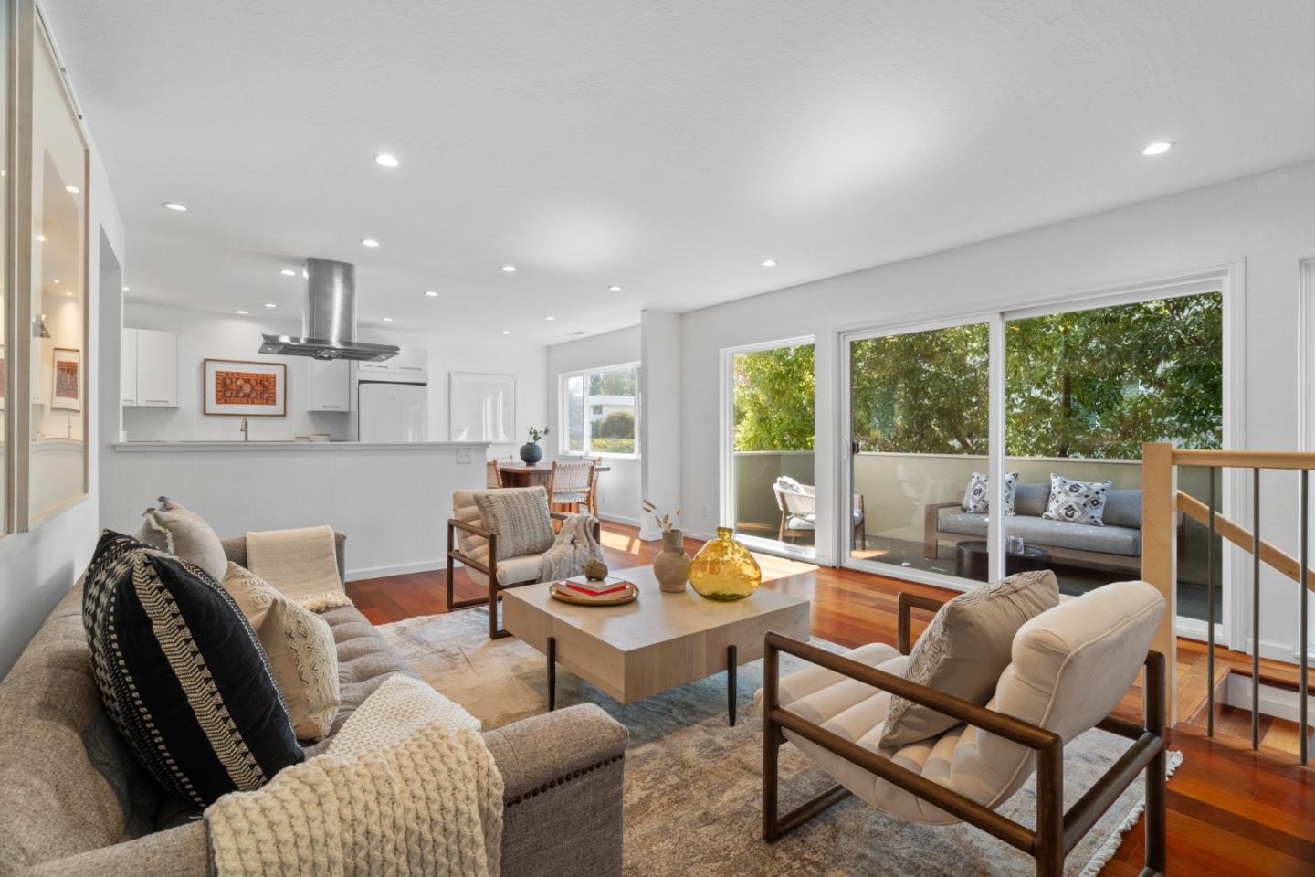 2327 Sharon Road Menlo Park, CA 94025 - Photo 1 of 1 a living room with furniture and a large window