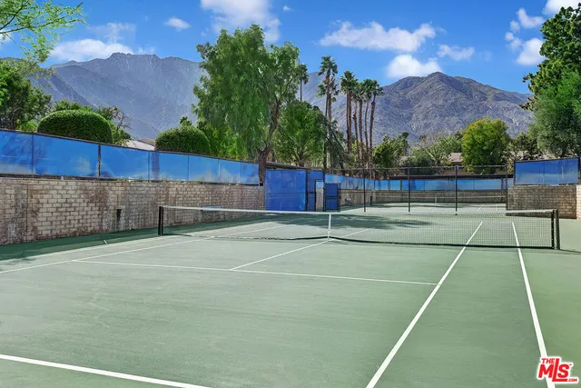 a view of a tennis court