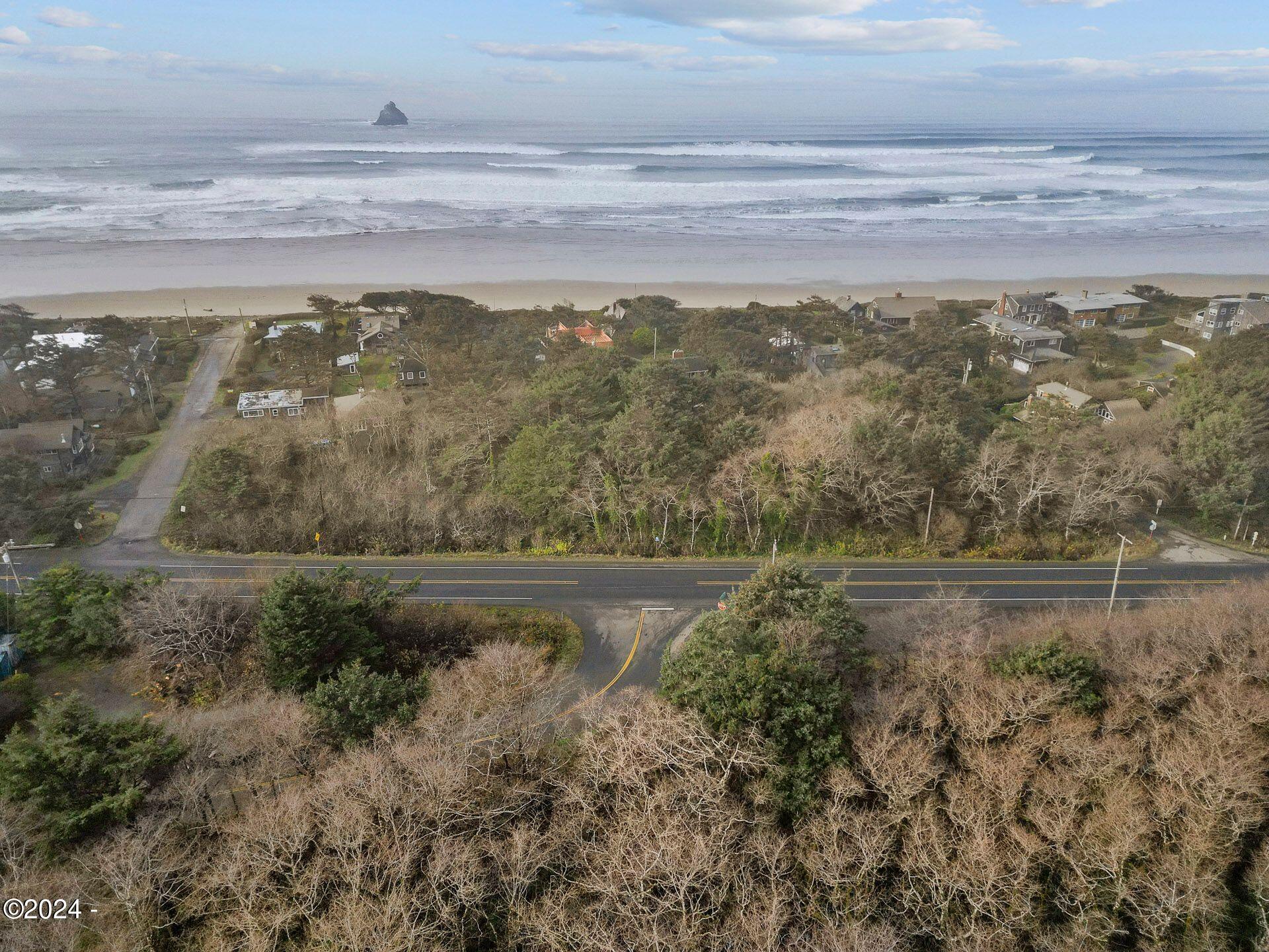 8500 East Beach Road Arch Cape, OR 97102 - Photo 12 of 19 Drone- West Facing