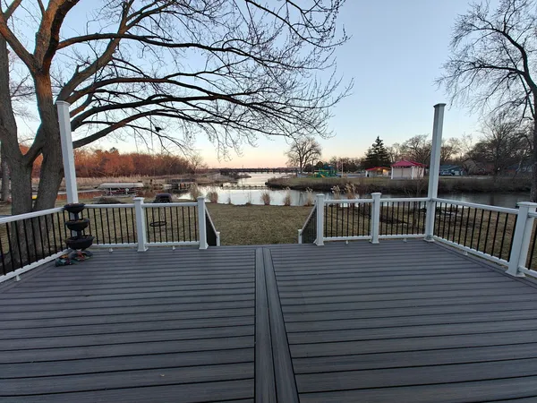 a view of terrace with seating space
