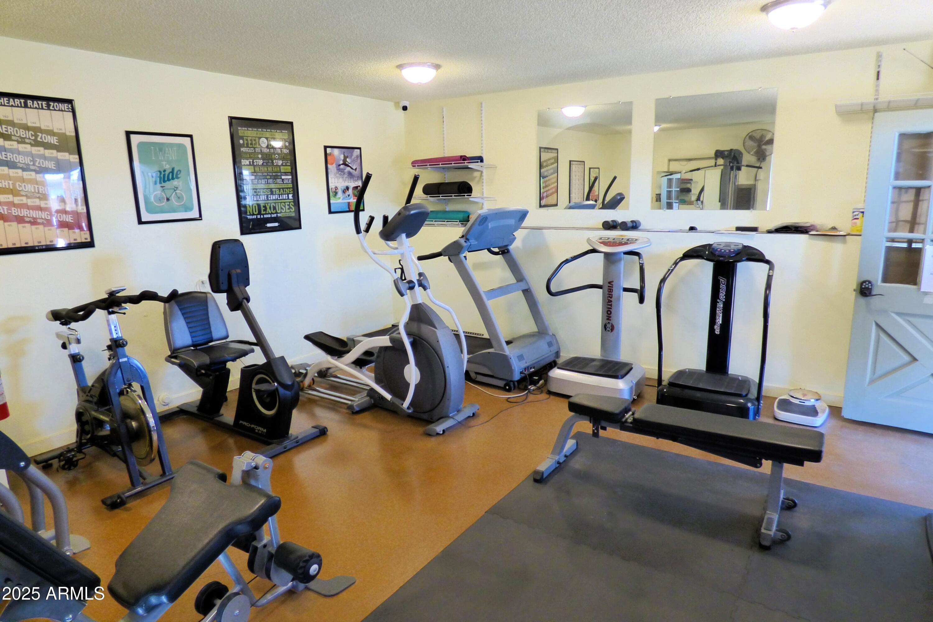 6700 East Thomas Road, Unit 34 Scottsdale, AZ 85251 - Photo 62 of 69 a view of a room with gym equipment
