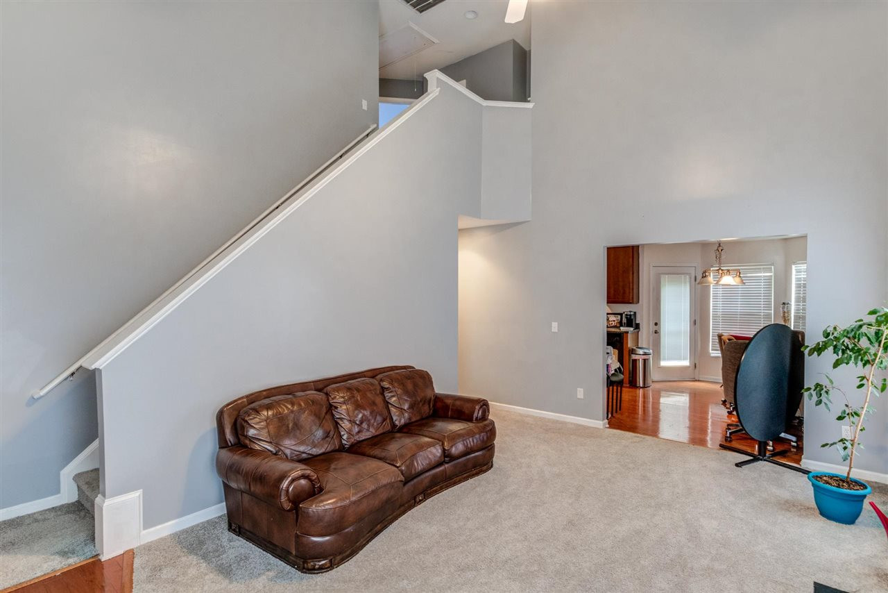 3713 Cyrus Street Raleigh, NC 27610 - Photo 9 of 30 Open Family room - view of stairs to second floor Den/Family/Great Room