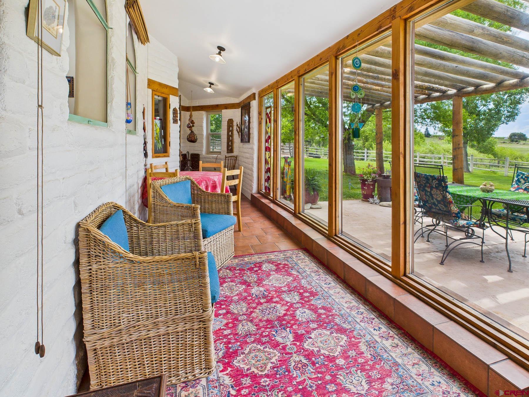 19550 2325th Road Cedaredge, CO 81413 - Photo 15 of 45 a balcony view with a couch