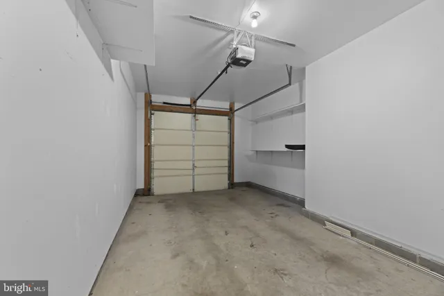 a view of a room with an empty space