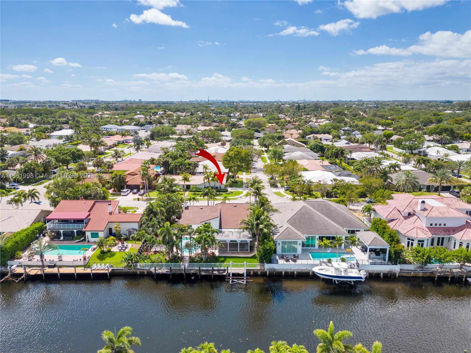 721 Southwest 15th Street Boca Raton, FL 33486 - Photo 45 of 46 an aerial view of residential houses with outdoor space