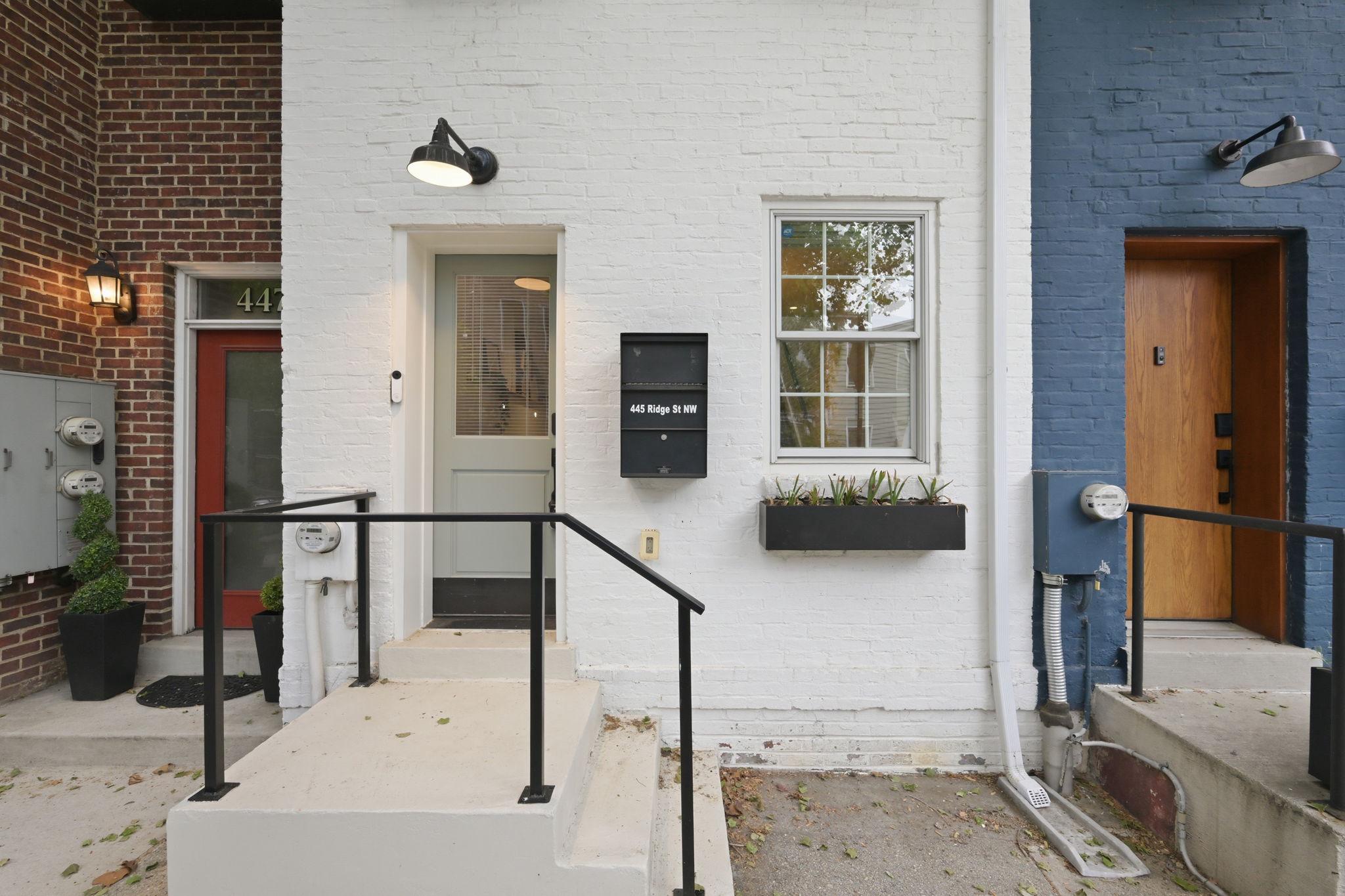 445 Ridge Street Northwest Washington, DC 20001 - Photo 2 of 39 A Charming Urban Retreat