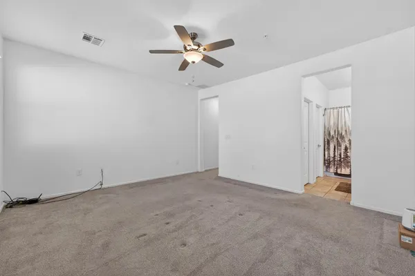 a view of an empty room