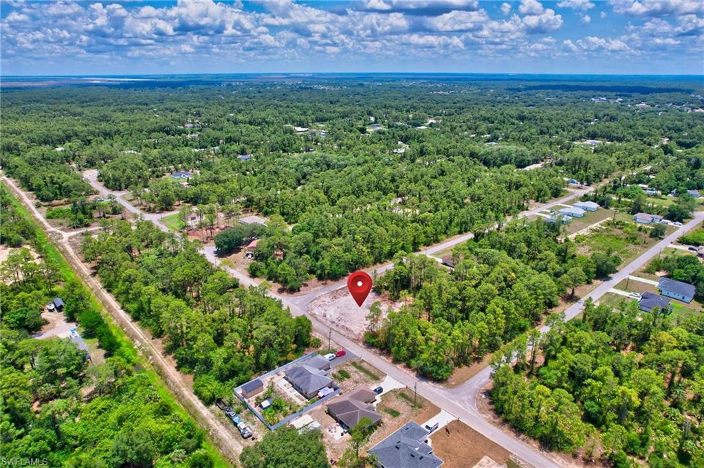 2123 Jefferson Avenue Alva, FL 33920 - Photo 16 of 20 an aerial view of residential houses with outdoor space and trees