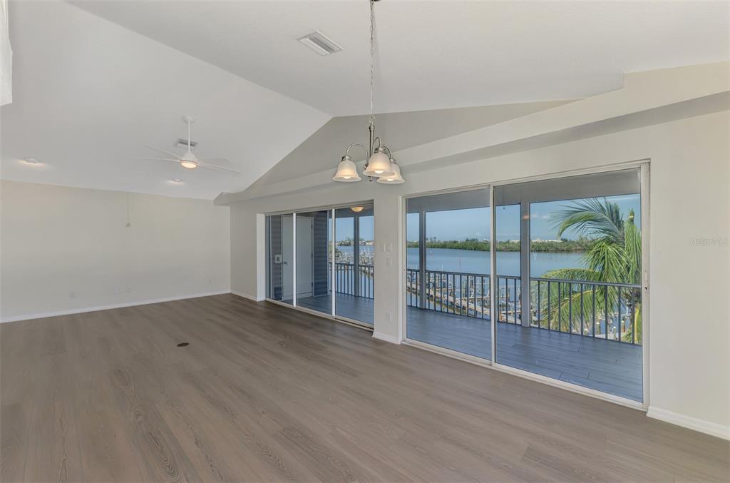 1380 Beach Road, Unit 4 Englewood, FL 34223 - Photo 14 of 47 a view of an empty room with a balcony