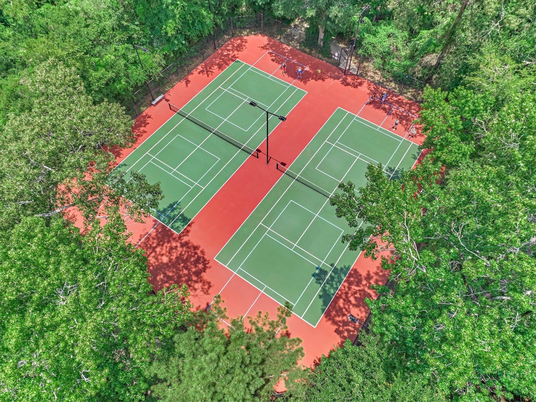 7 Dorset Square The Woodlands, TX 77381 - Photo 46 of 50 Play tennis or bring your own net for Pickleball at the nearby courts at Meadowlake Park.