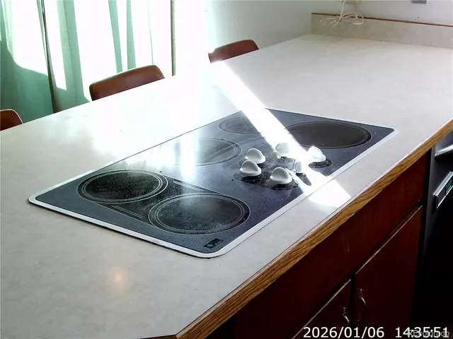 a close view of stove