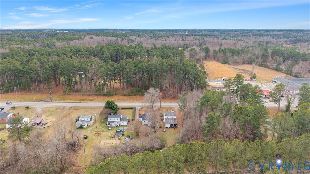 1989 Cox Road Blackstone, VA 23824 - Photo 34 of 44 Aerial view of property and surrounding area with