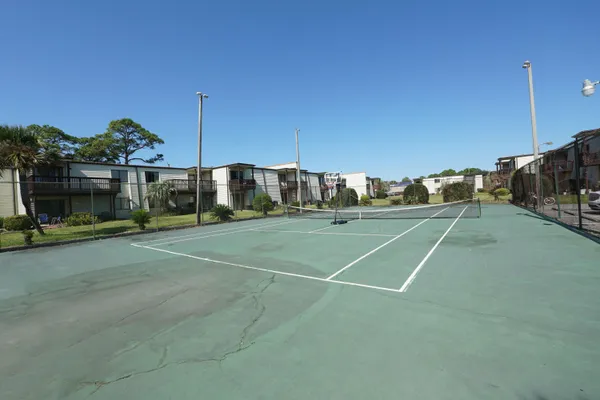 a view of a tennis court