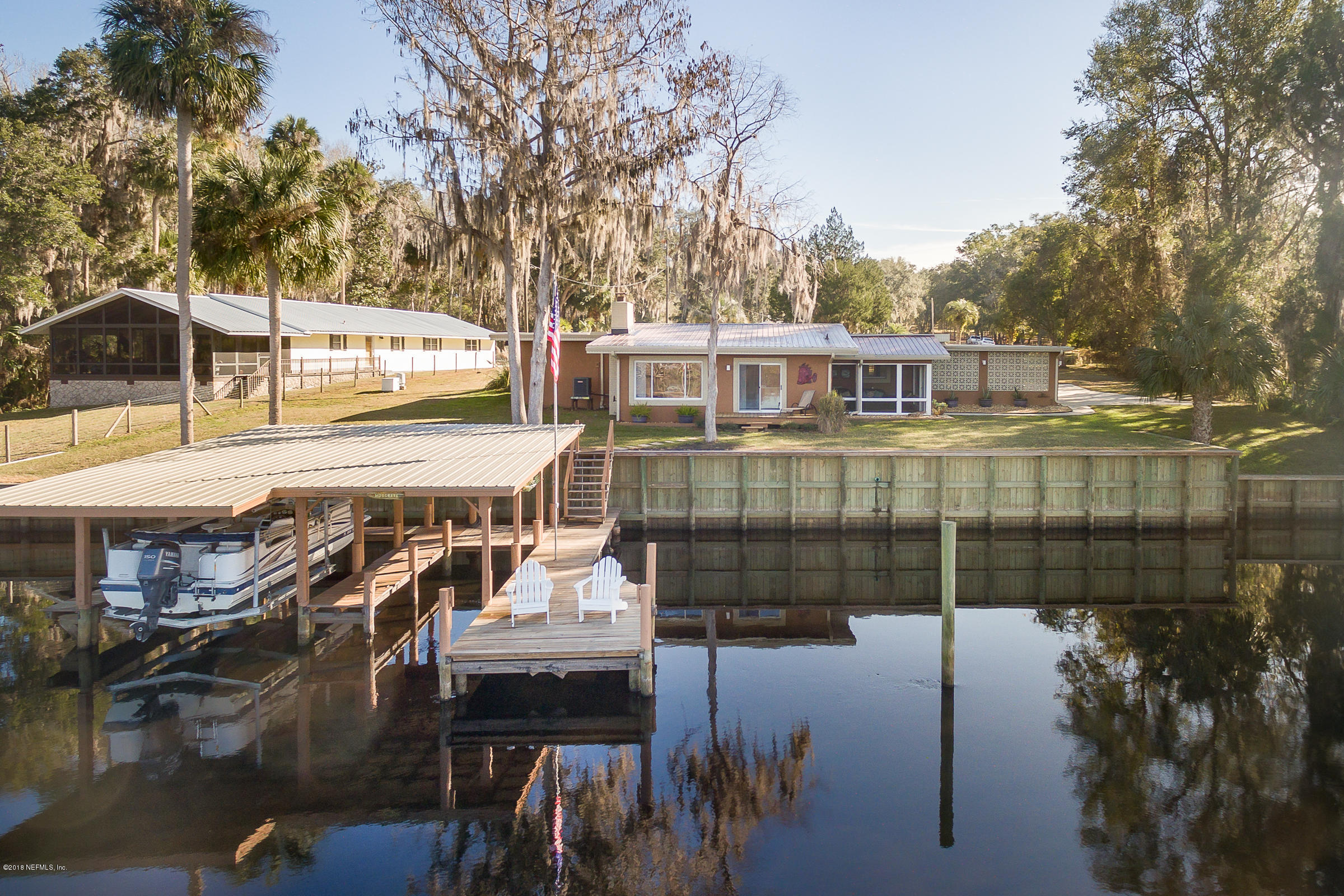 134 Norton's Fish Camp Road Satsuma, FL 32189 - Photo 8 of 43 Back_View_of_Home