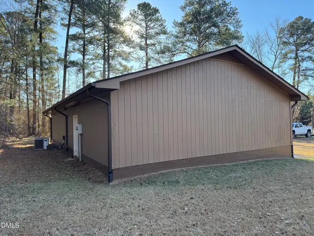 a view of a house with a door
