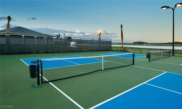 a view of a tennis court