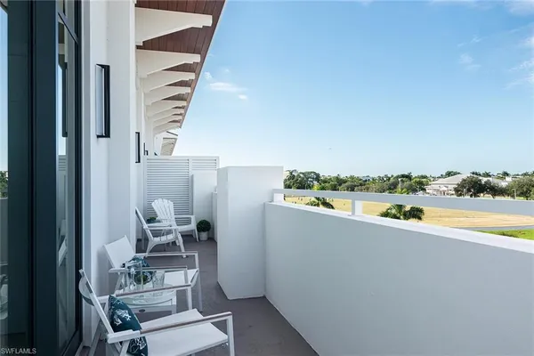 a view of balcony and patio