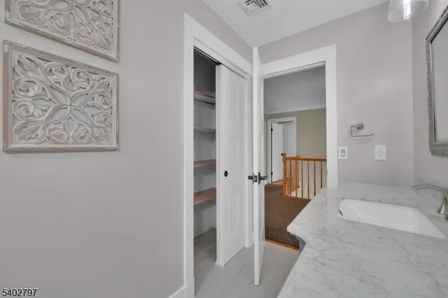 a view of a yard with an trees