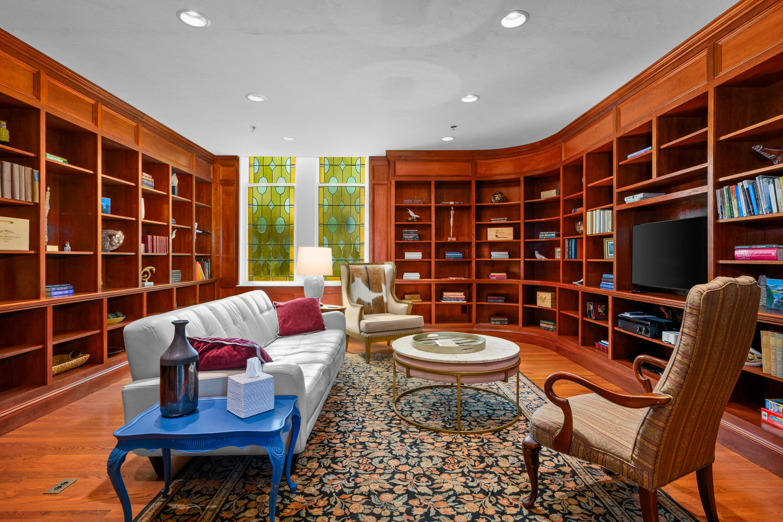 143 Main Street Sandwich, MA 02563 - Photo 25 of 39 a living room with furniture and a wooden floor