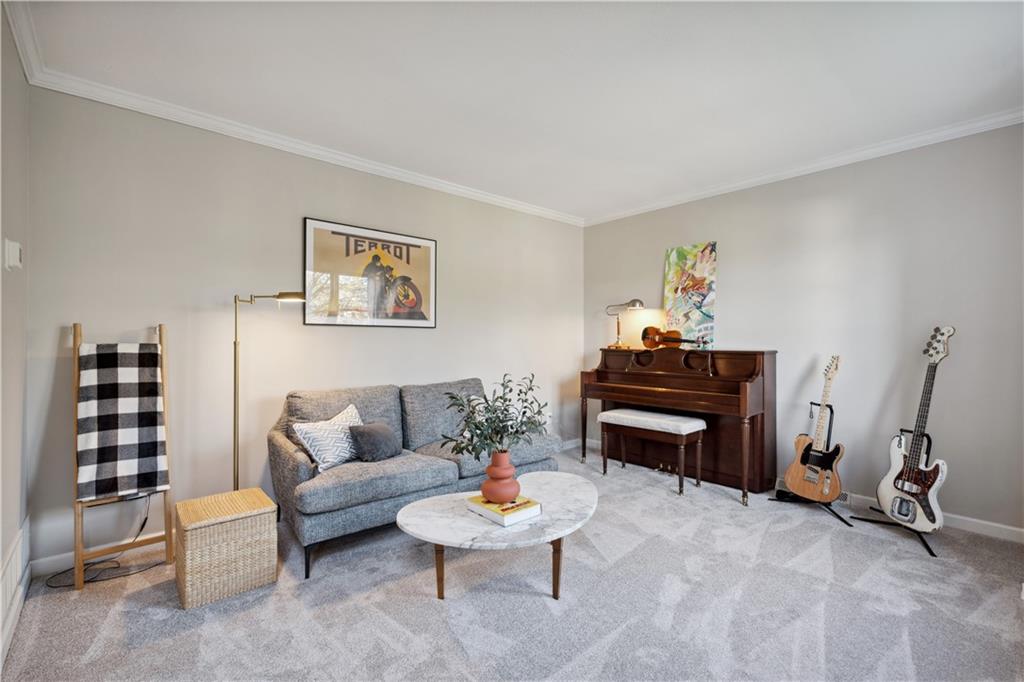 3018 White Pine Drive Gibsonia, PA 15044 - Photo 3 of 38 a living room with furniture a piano and a lamp