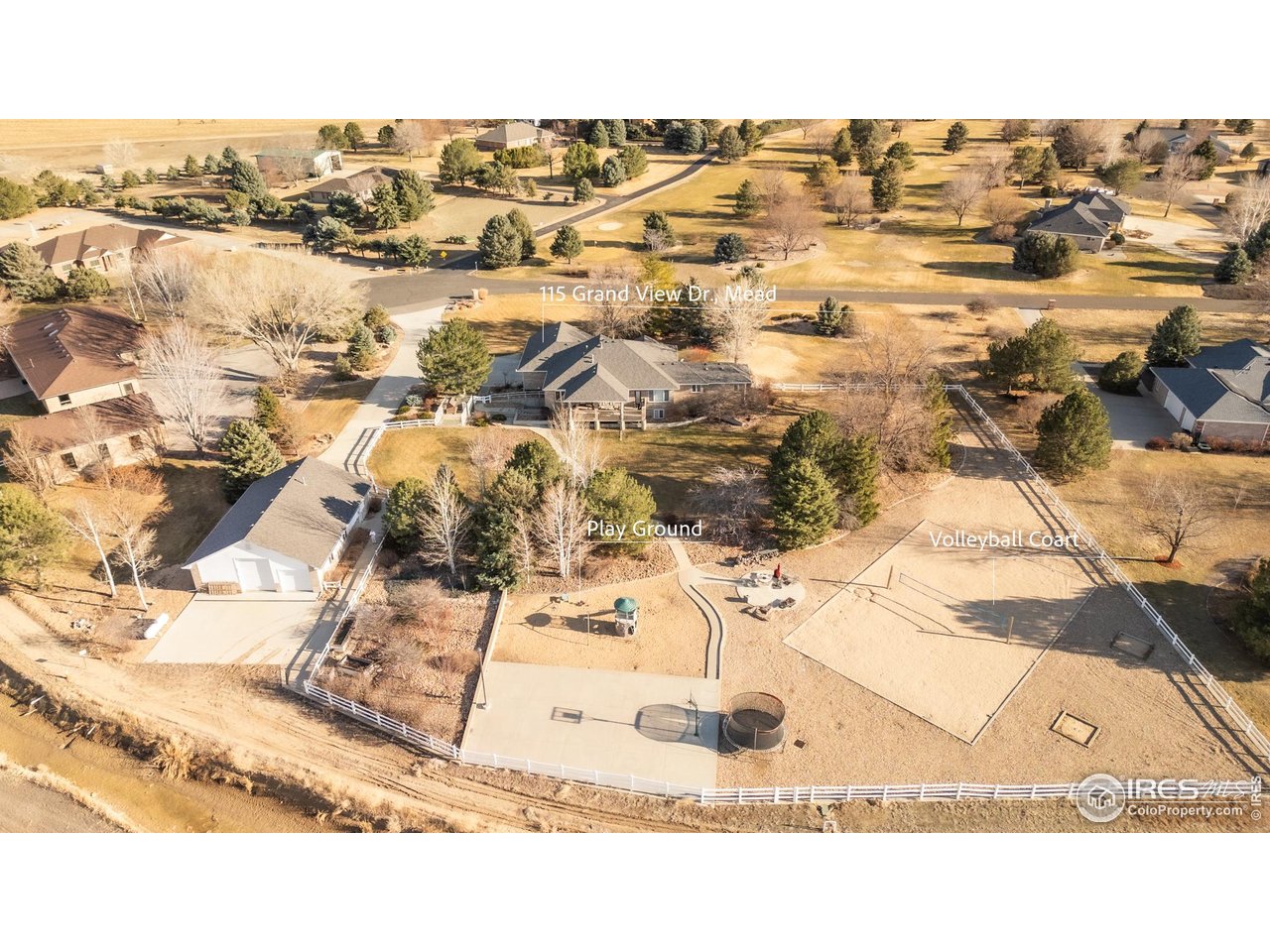 115 Grand View Drive Mead, CO 80651 - Photo 36 of 45 Aerial of property