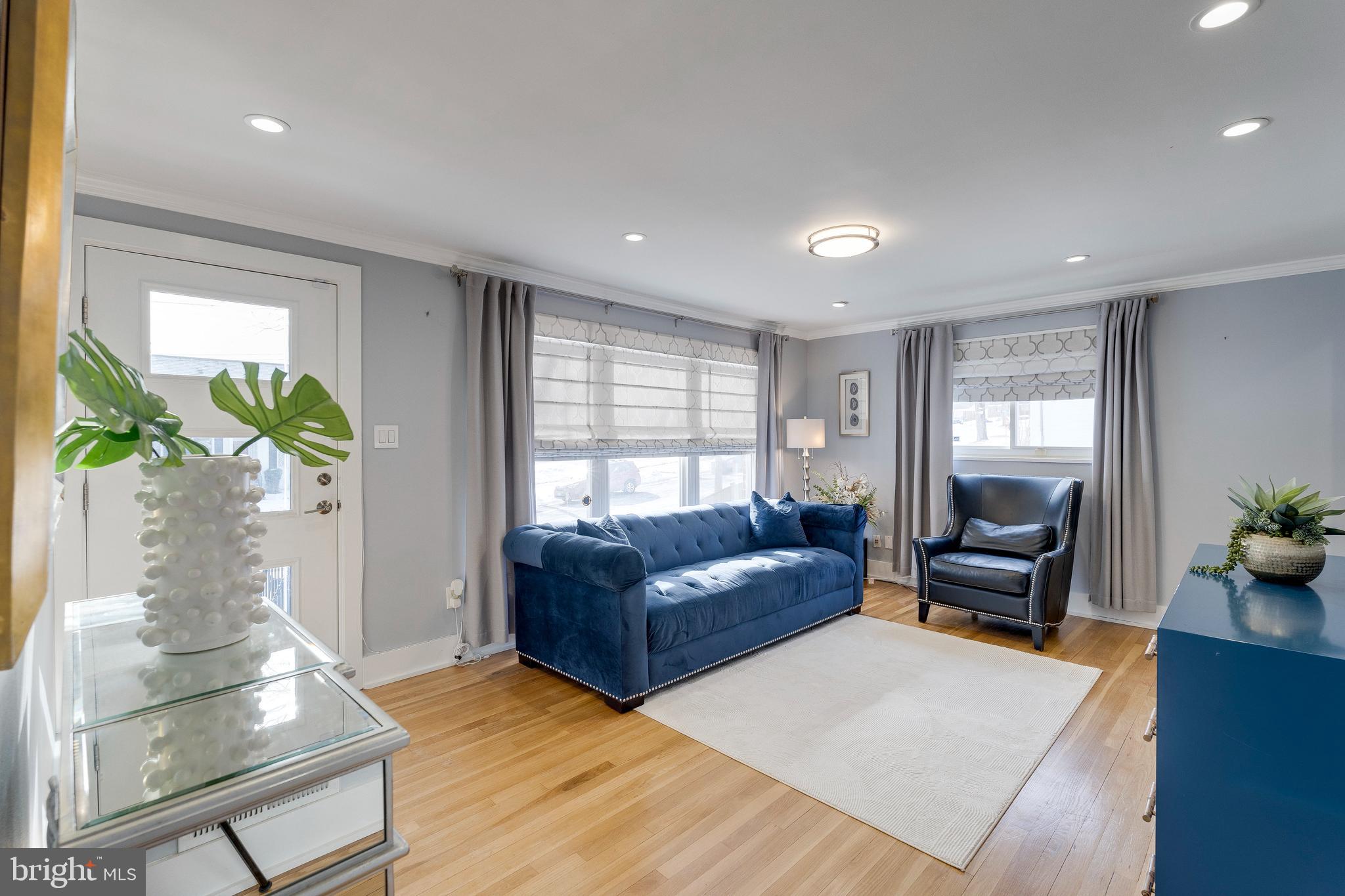 3707 Everton Street Silver Spring, MD 20906 - Photo 5 of 52 a living room with furniture and a potted plant