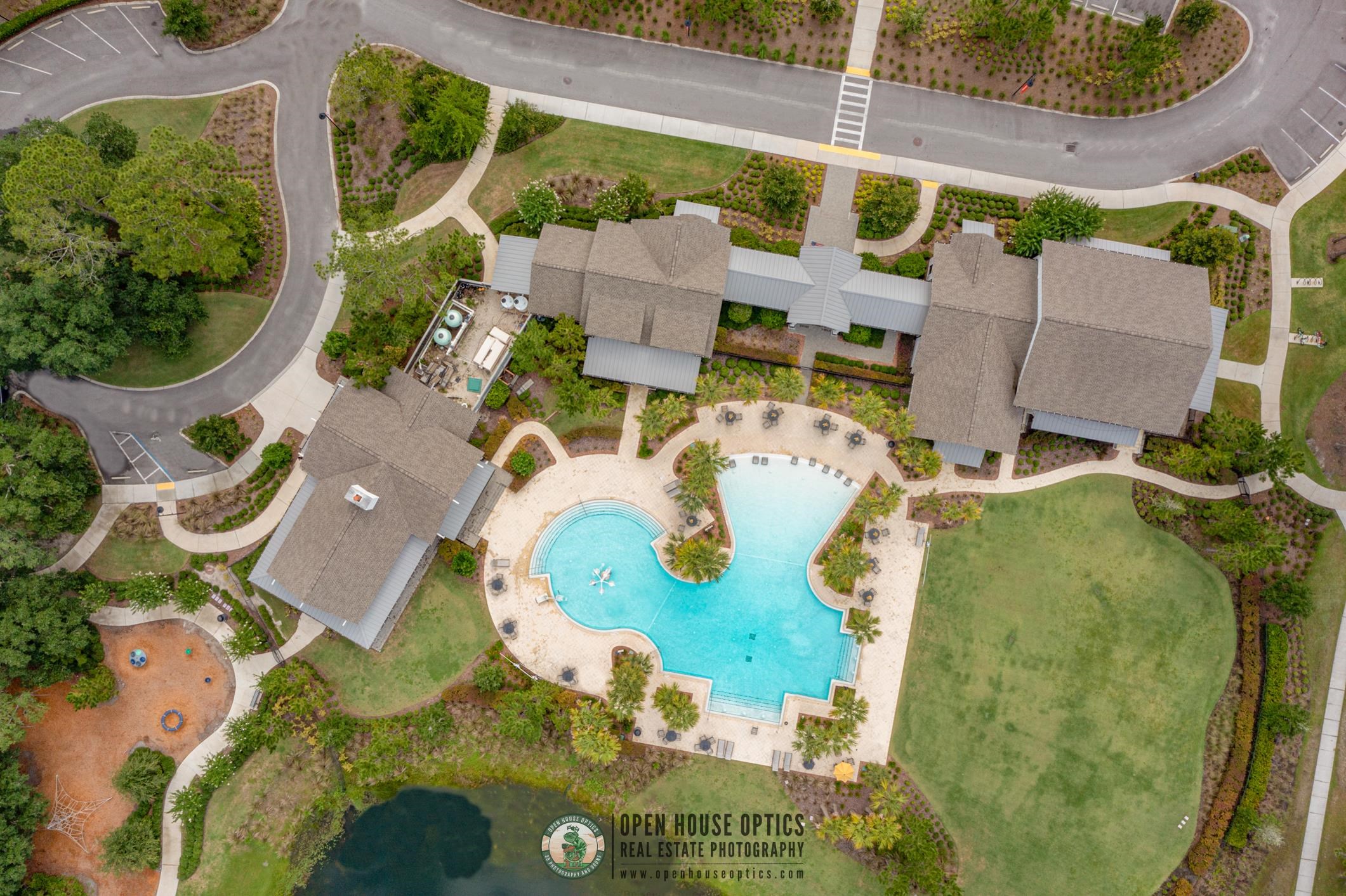 210 White Rabbit Run St. Augustine, FL 32092 - Photo 68 of 85 an aerial view of a house with a swimming pool