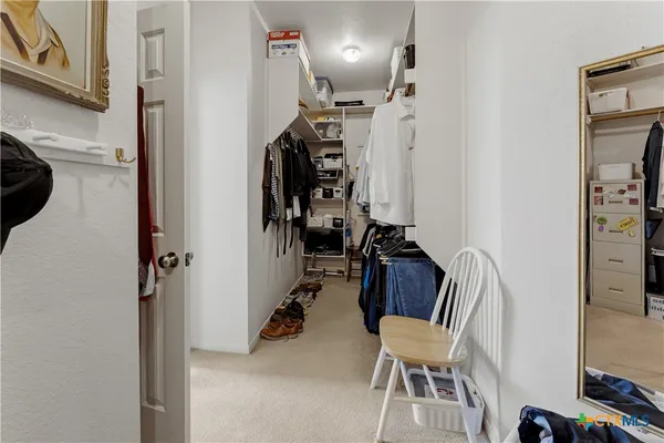 a room with storage and utility