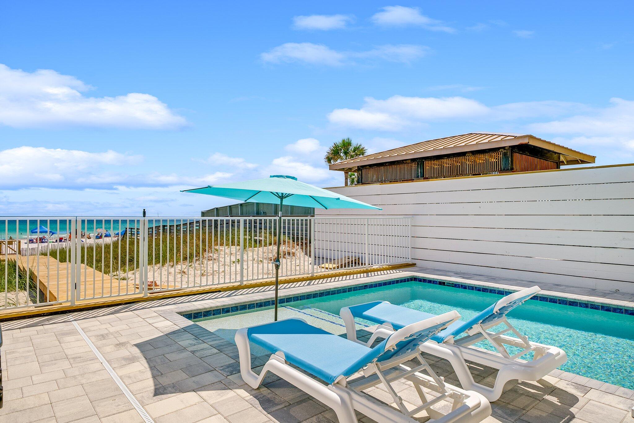 8711 Surf Drive Panama City, FL 32408 - Photo 73 of 81 Gulf Front Pool View 2