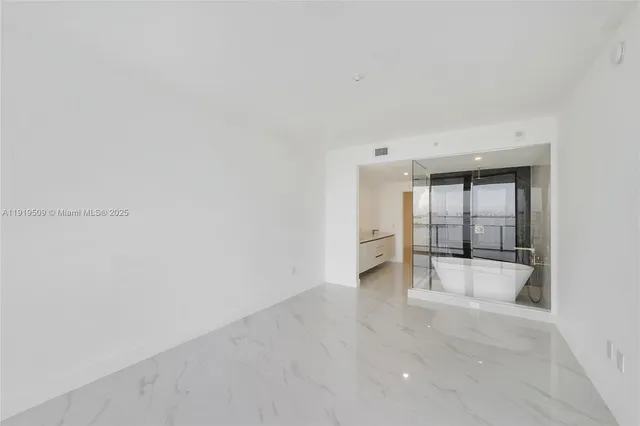 a view of an empty room