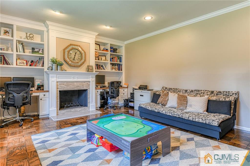 3 Spruce Lane Princeton, NJ 08540 - Photo 6 of 34 a living room with furniture and a fireplace