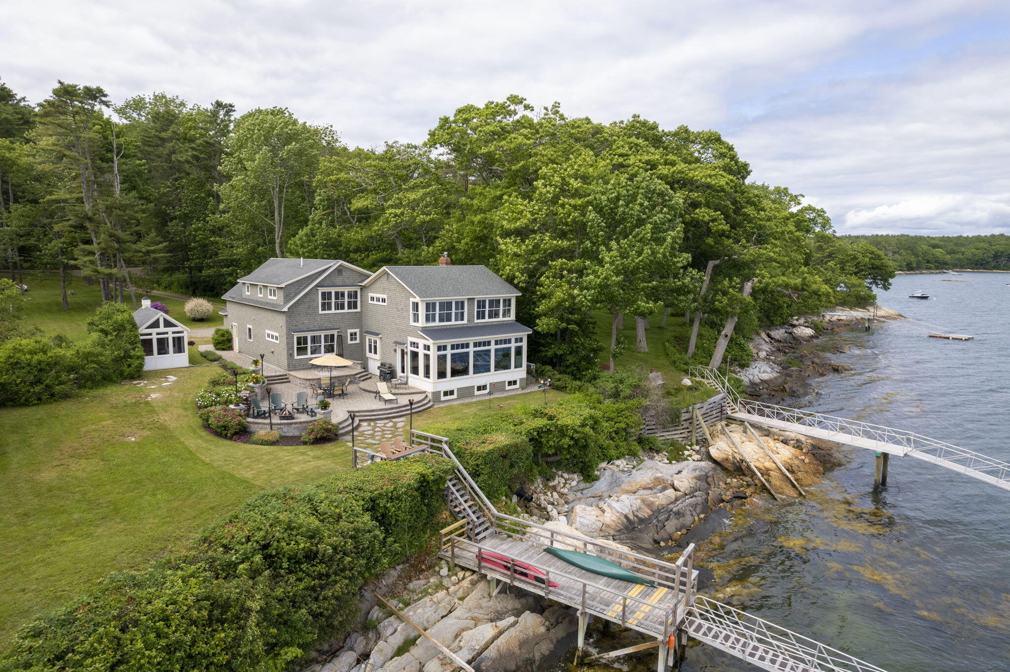 707 Wolfe's Neck Road Freeport, ME 04032 - Photo 2 of 56 18-web-or-mls-DJI_0391