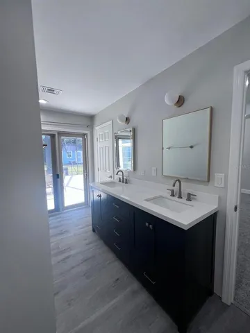 wooden floor in an empty room