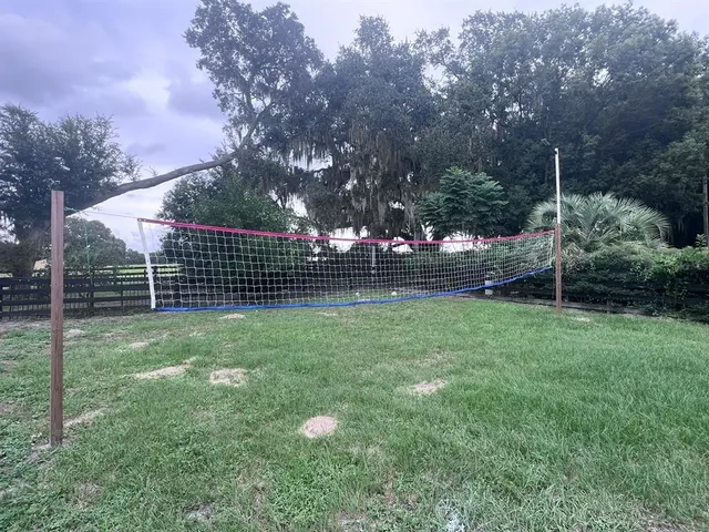 a front view of a house with a patio