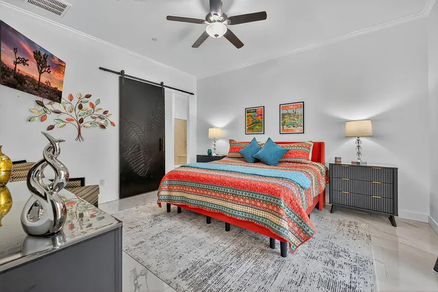 a view of a lake with a house in the background