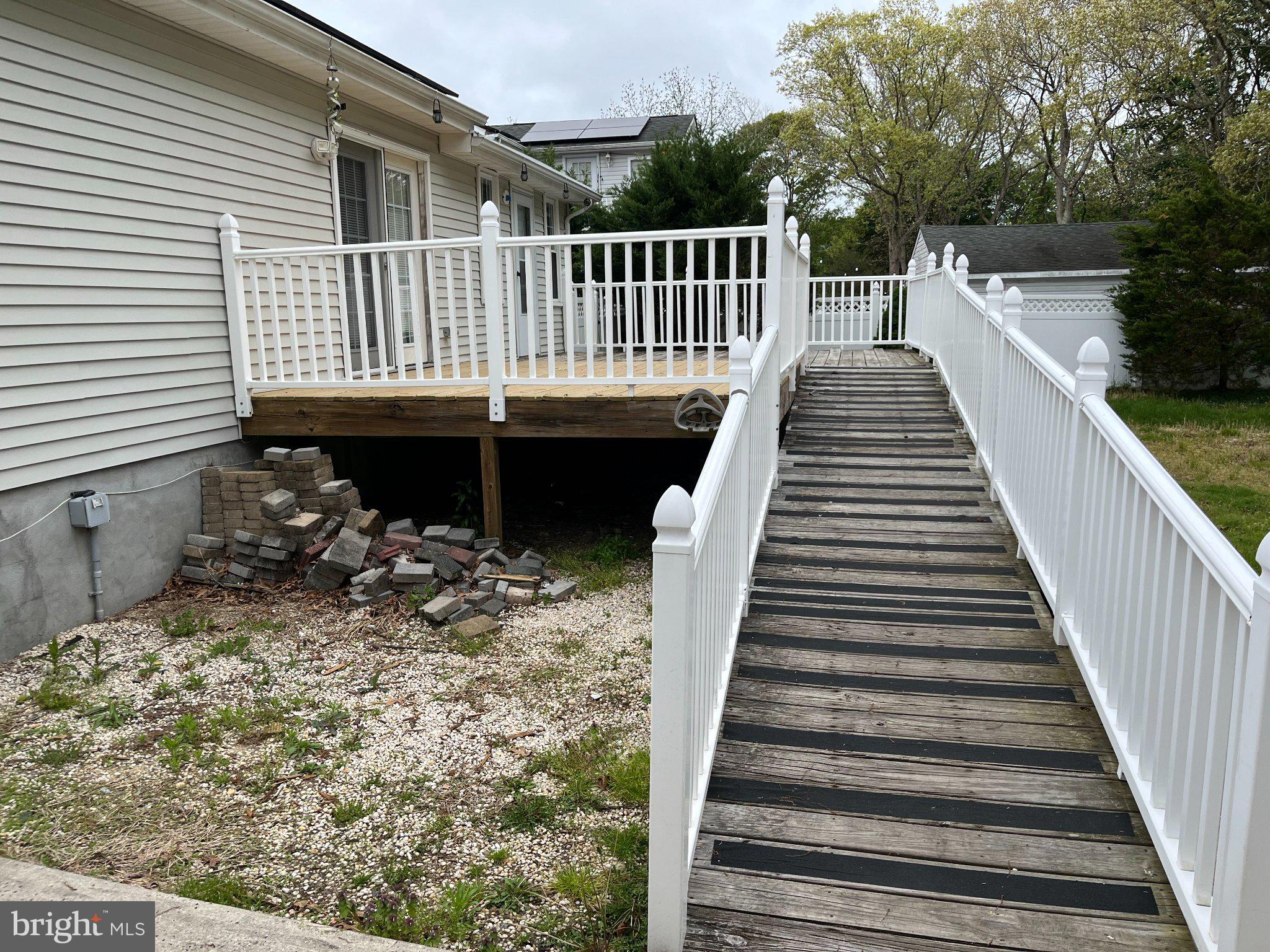 112 1st Avenue Tuckerton, NJ 08087 - Photo 16 of 42 Charming entryway with inviting deck.