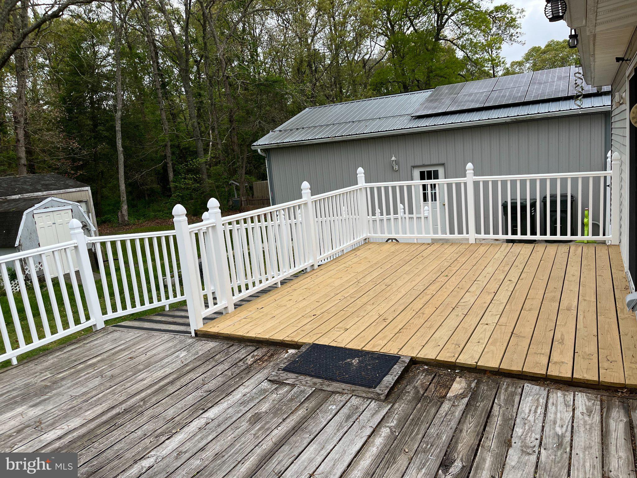 112 1st Avenue Tuckerton, NJ 08087 - Photo 17 of 42 Spacious deck with serene woodland views.
