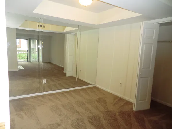 a view of an empty room