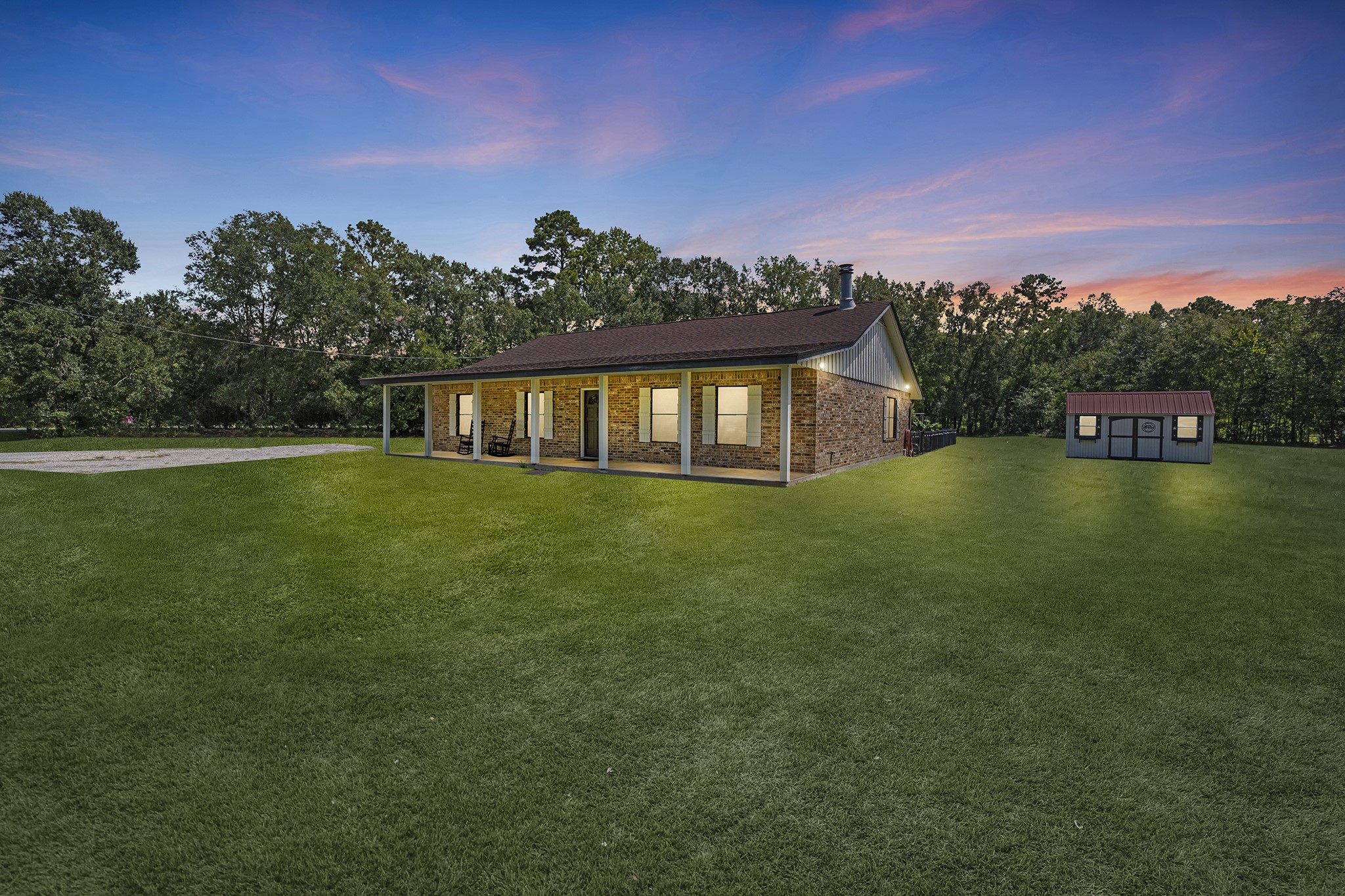 Beautiful 1-story home situated on 1.5 acres with plenty of room to spread out!