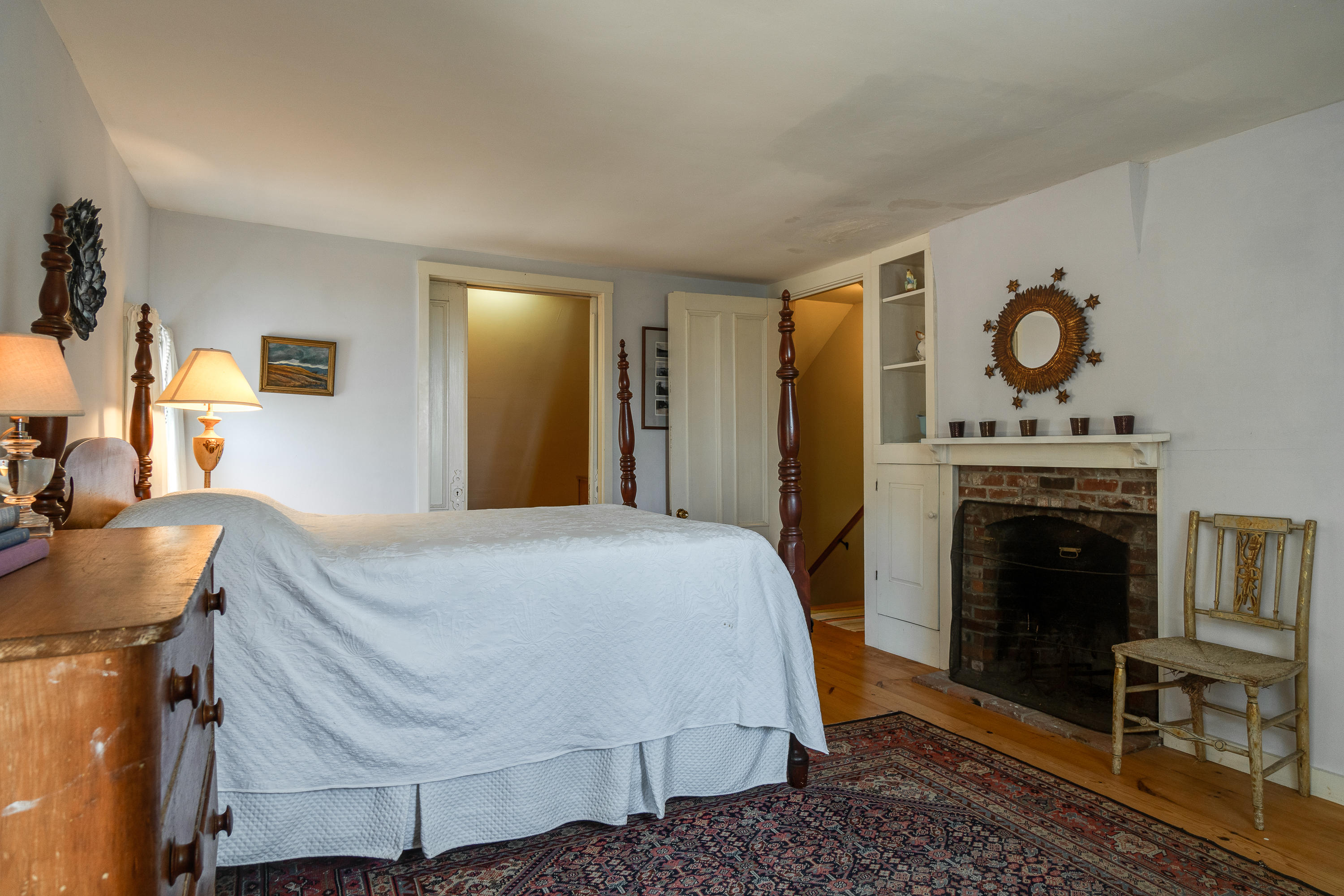 1439 Highway 32 Bristol, ME 04564 - Photo 42 of 54 Master bedroom wth fireplace