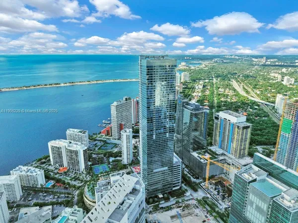 a view of a city from a balcony