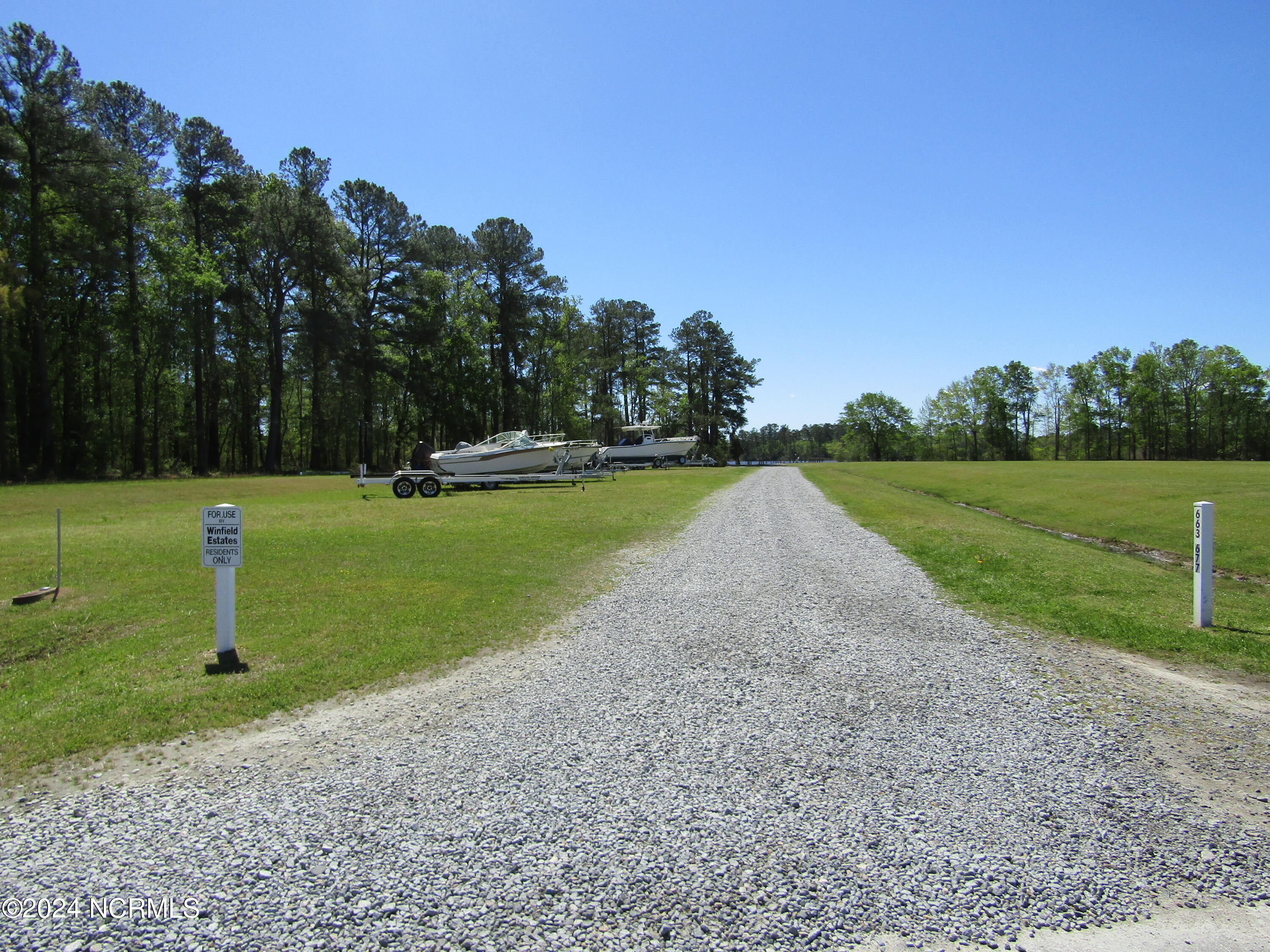 38 Winfield Lane Pinetown, NC 27865 - Photo 3 of 12 Driveway to Pier/dock/ramp