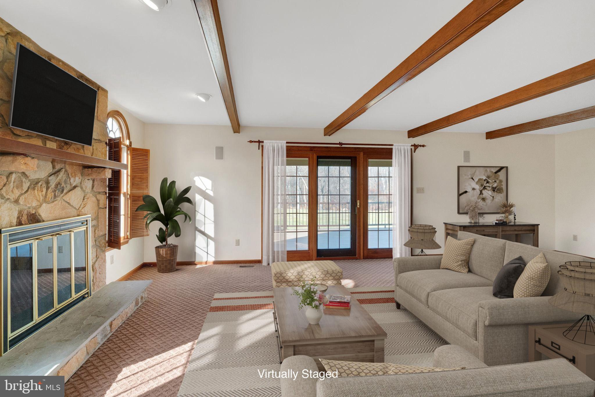 448 Pine Run Road Doylestown, PA 18901 - Photo 21 of 58 Virtually Staged Family Room