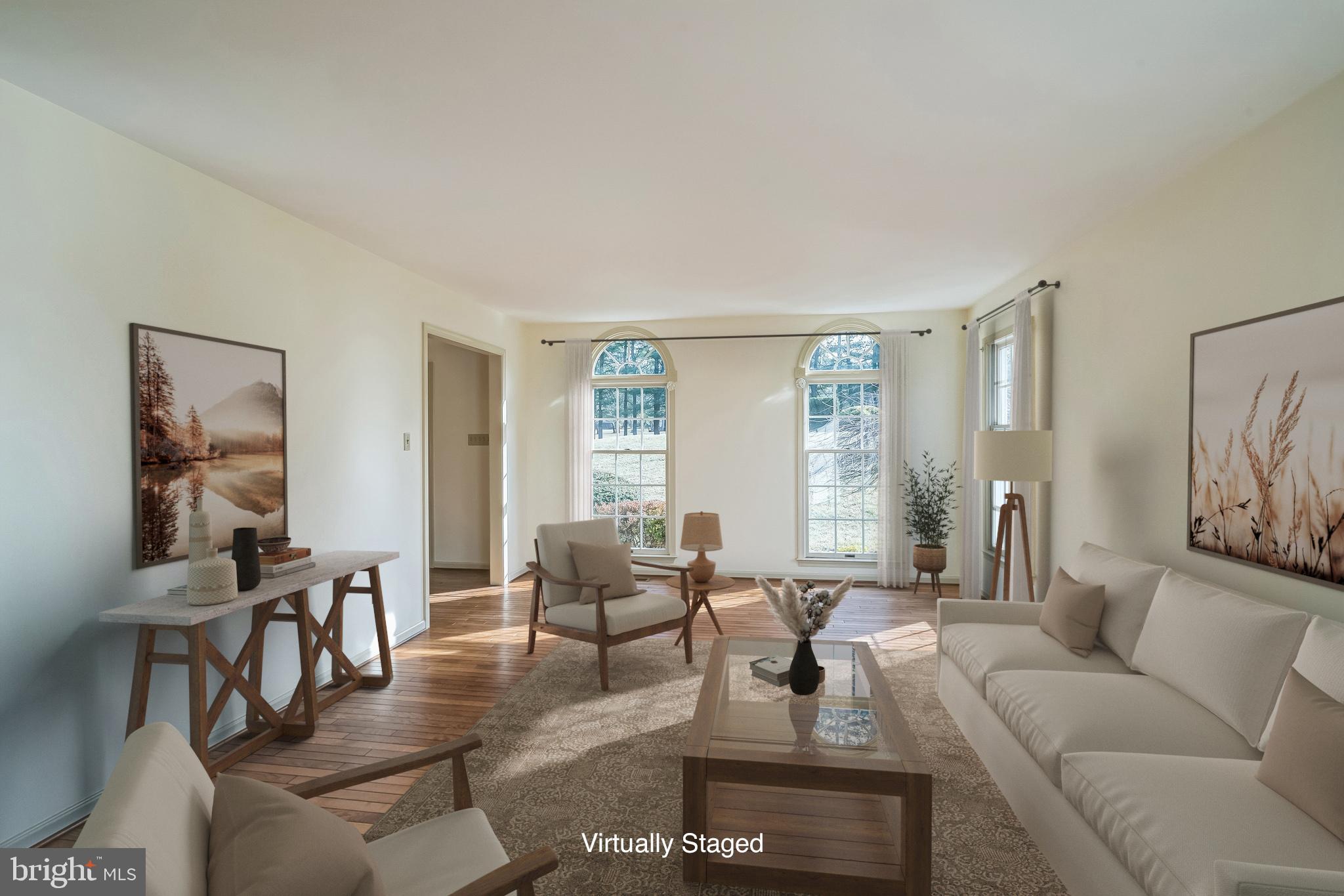 448 Pine Run Road Doylestown, PA 18901 - Photo 28 of 58 Virtually Staged Living Room